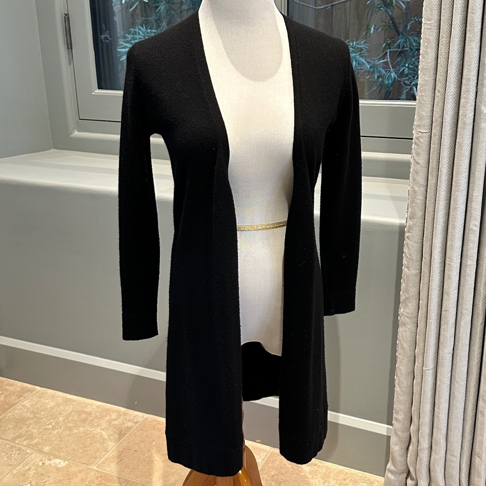 Autumn Cashmere Long Open Cardigan